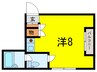エール21 1Rの間取り