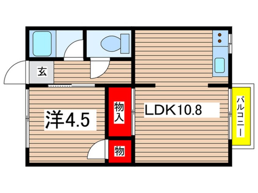 間取図 南武ハイツ