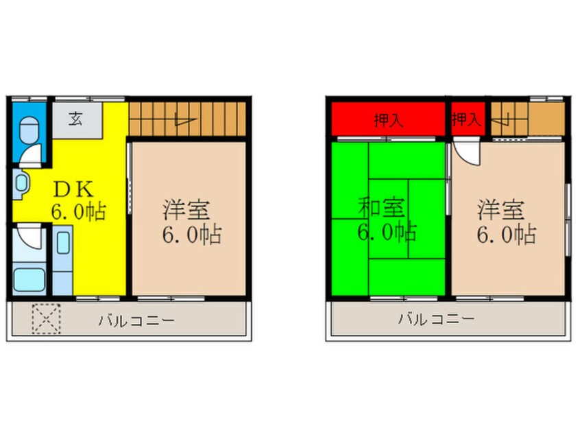 間取図 松尾貸家