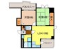 リアライズ荒本 2LDKの間取り