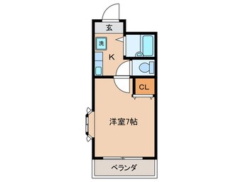 間取図 アジュ－ル