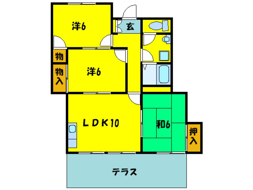 間取図 メゾン柳風台