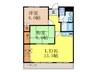 サンハイツ沢良宜西 2LDKの間取り