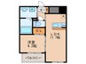 アークアベニューアベノ 1LDKの間取り