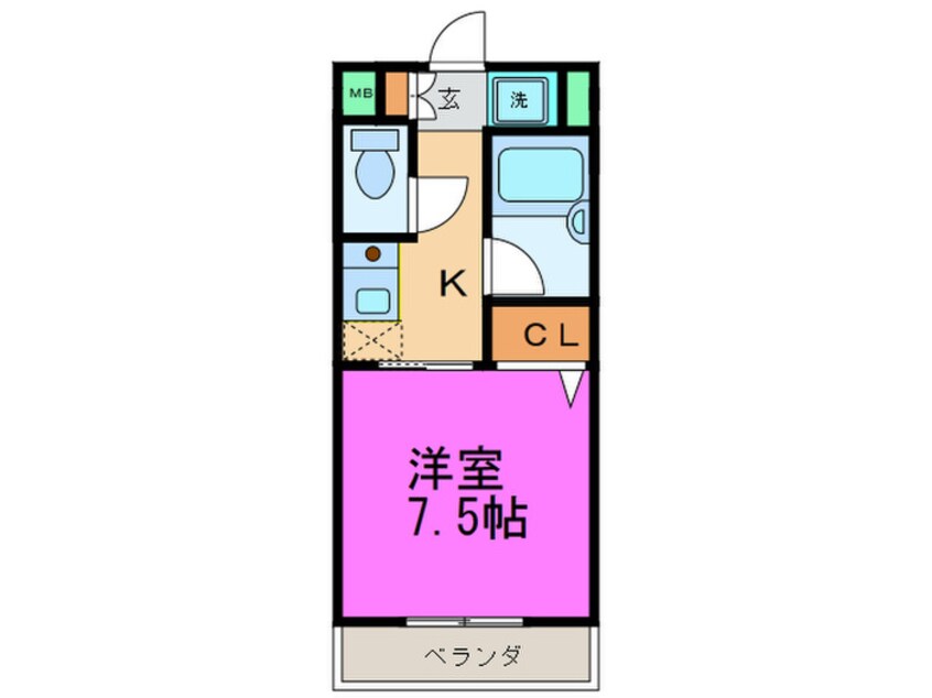 間取図 Ｅｓｔｕｄｉｏ豊中