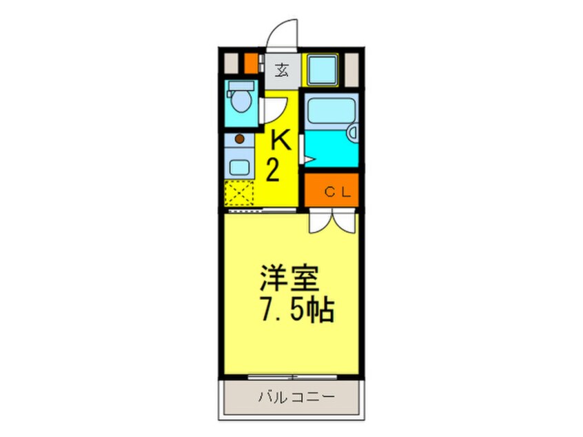 間取図 Ｅｓｔｕｄｉｏ豊中