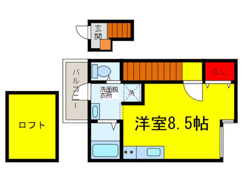 間取図 あんしん＋出島町08-4007