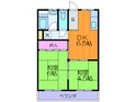 清風ハイツの間取図