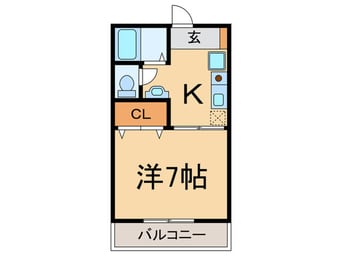 間取図 ビュー舞子坂Ⅱ
