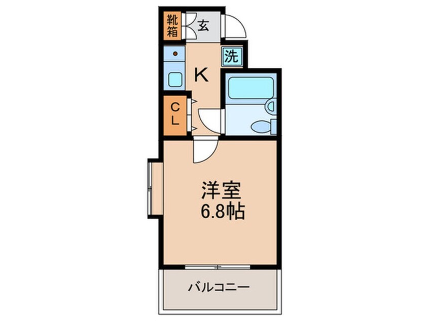 間取図 ダイアパレス京都・祇園(504)
