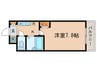 ハイツ宮の森Ⅱ番館 1Kの間取り