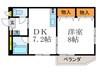 20HOUSE2nd 1DKの間取り