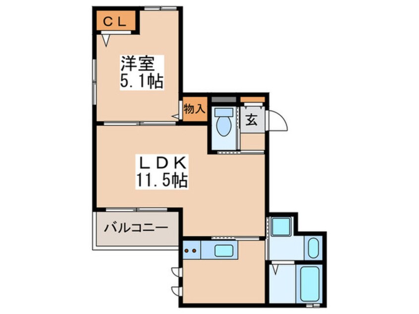 間取図 へーベルメゾン天王寺