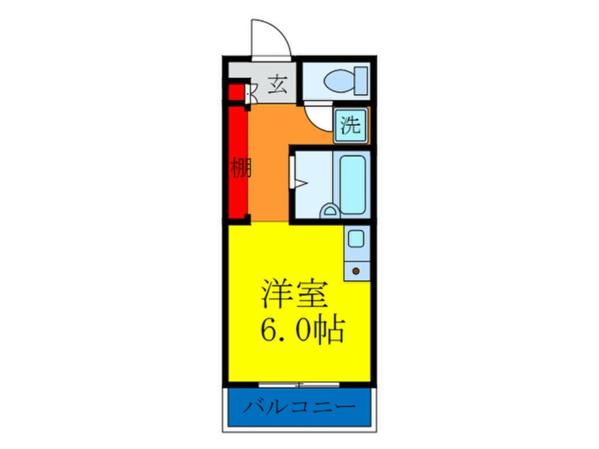 間取図 パルコ豊里