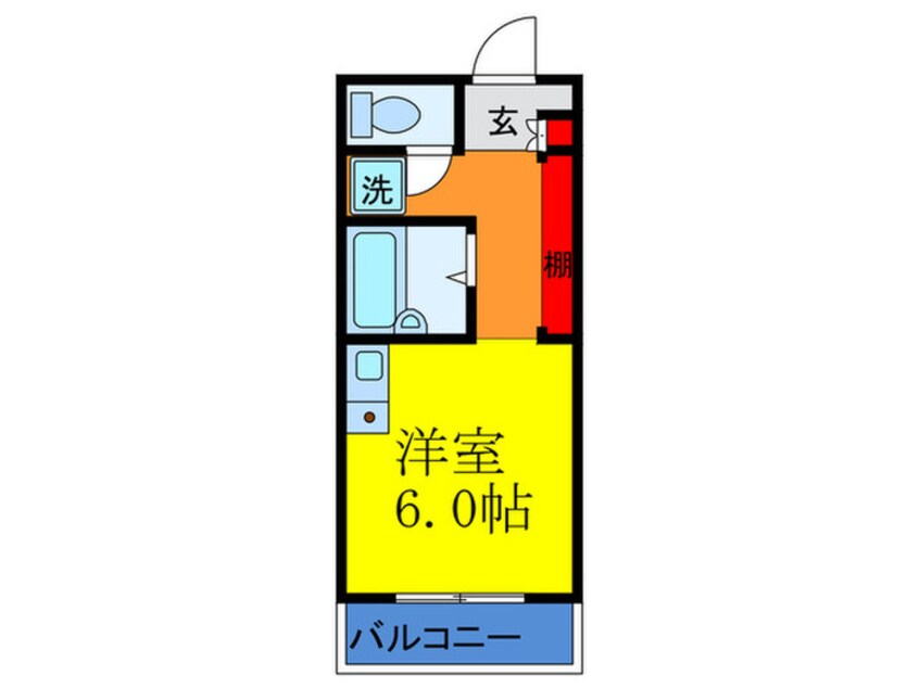 間取図 パルコ豊里