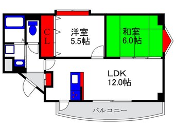 間取図 スプル－スコ－ト緑地