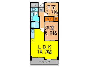 間取図 アローマグリーンヒル