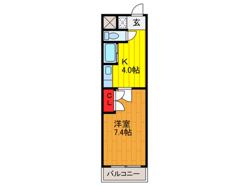 間取図 グレイス門真南