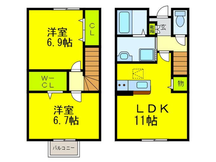 間取り図 リブェール