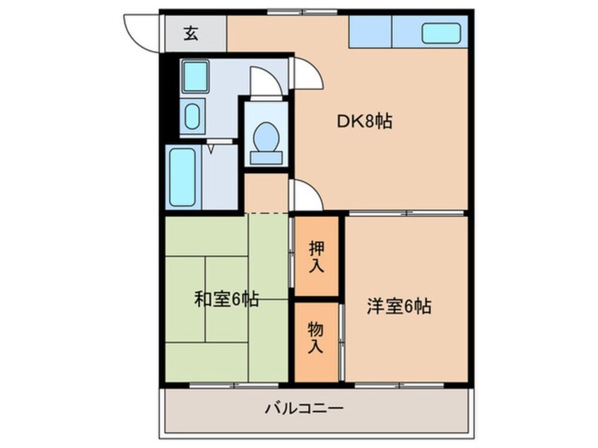 間取図 エストレーネ