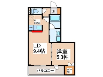間取図 モクシオン大阪ベイ
