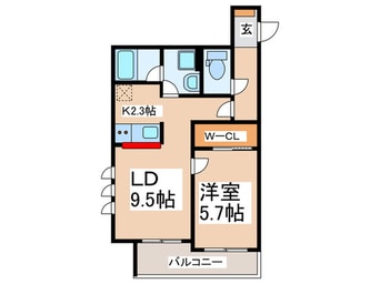 間取図 モクシオン大阪ベイ