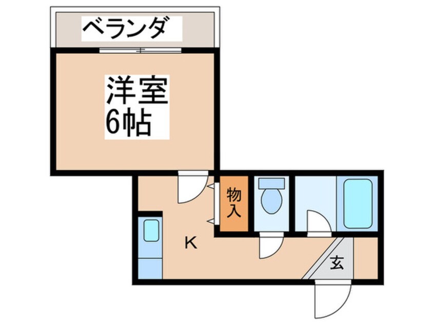 間取図 ベルメゾン喜志