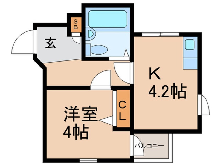 間取図 コスモ三条京阪