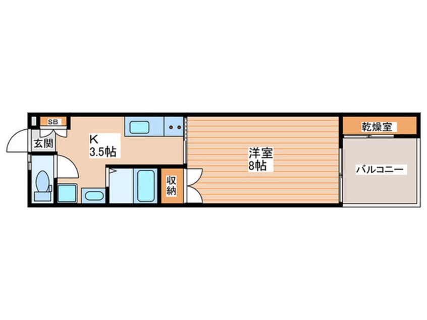 間取図 サンハイム八坂