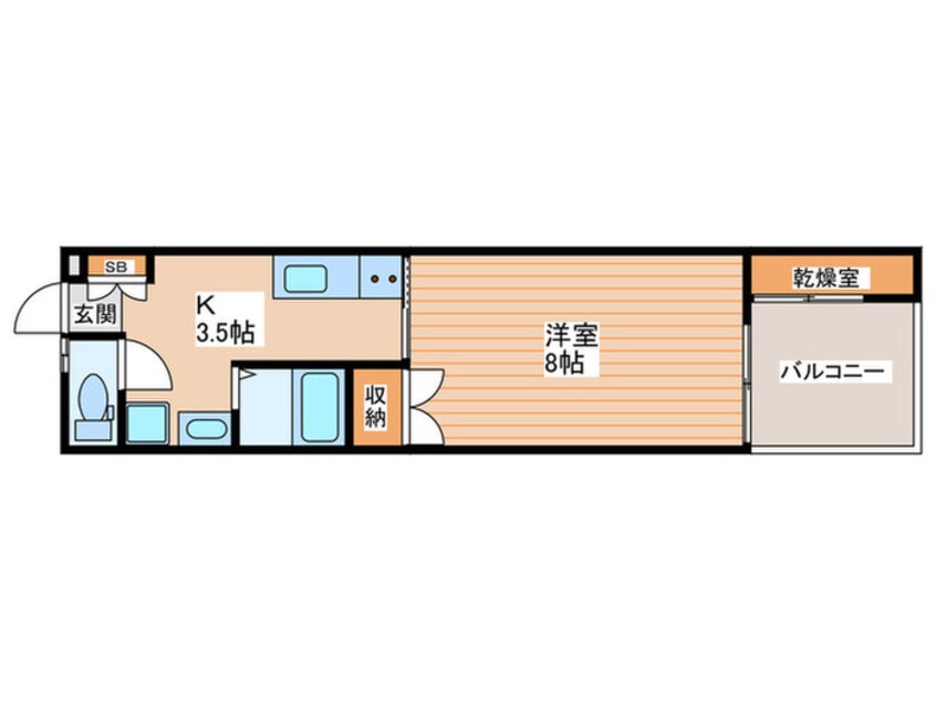 間取図 サンハイム八坂
