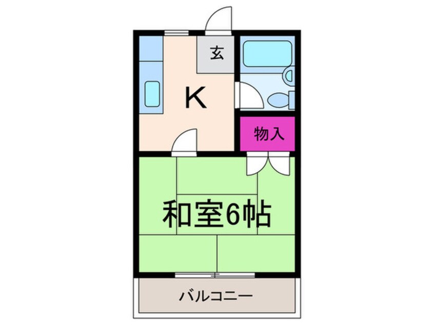 間取図 ウェルシィ－氷室