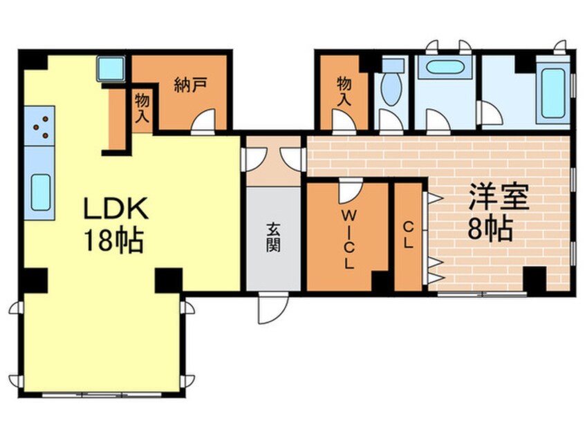 間取図 松生ビラ