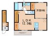 Ｄ-ｒｏｏｍ宇治南山 1LDKの間取り