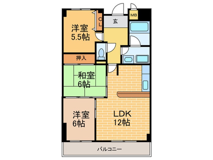 間取り図 フレアＫ