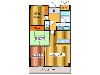 間取図 フレアＫ