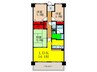 イトーピア茨木(505) 3LDKの間取り