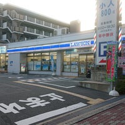 ローソン吹田千里山東4丁目店(コンビニ)まで350m ＳＵＫＥＲＯＫＵハイツ