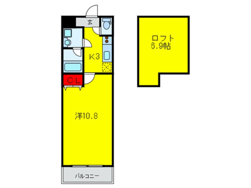 間取図 フジパレス堺老松町Ⅱ番館