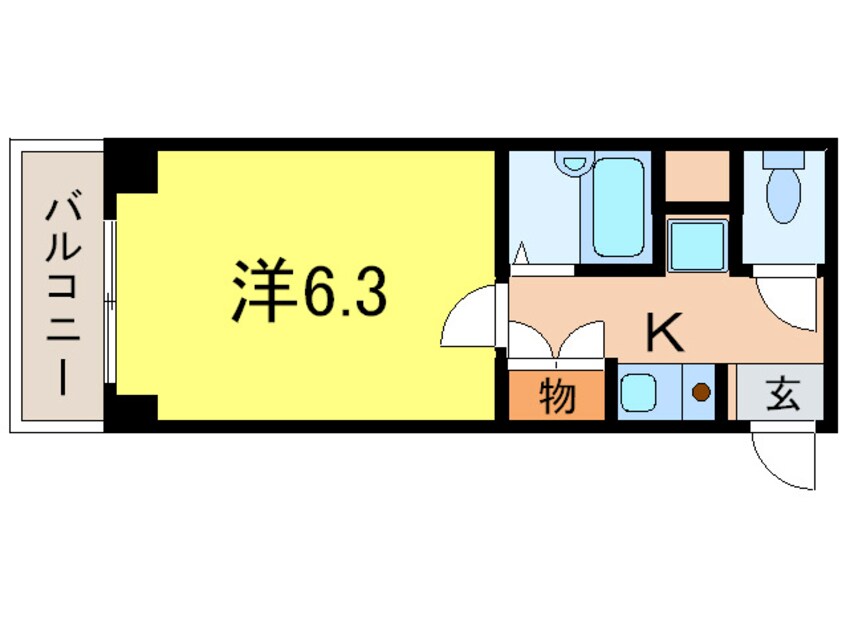 間取図 ジュネス芦屋