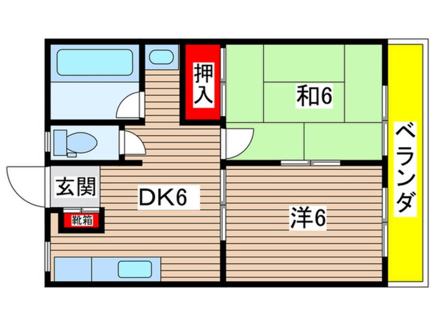 間取図 瀬戸川ハイツ