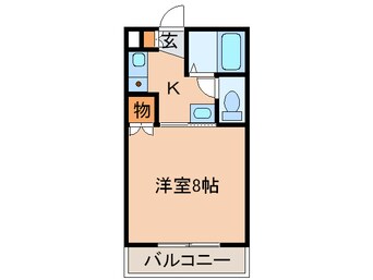 間取図 シャルル高槻