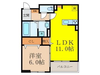 間取図 アースガーデン