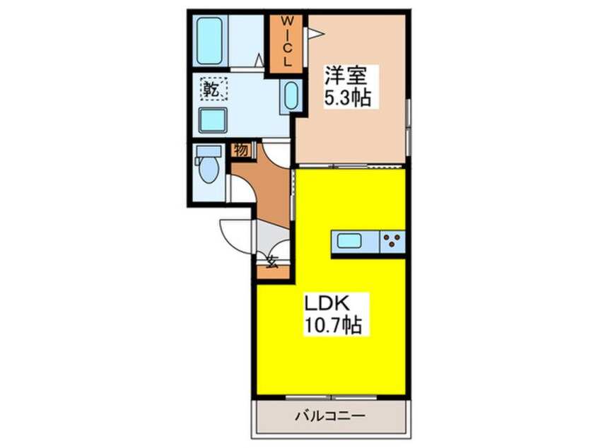 間取図 D-room平野Ⅲ
