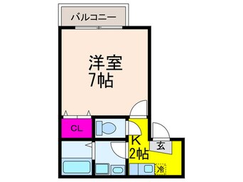 間取図 メゾネット２１