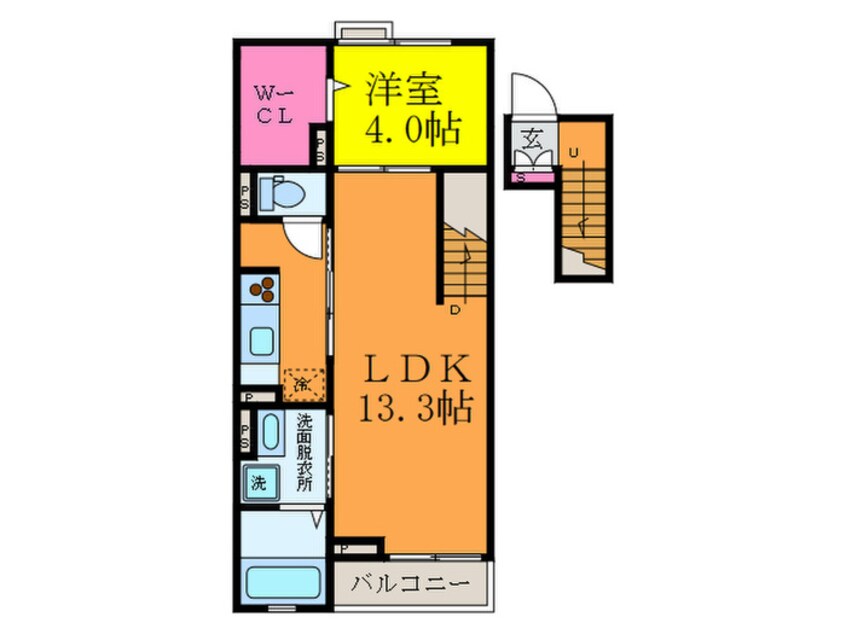 間取図 クリアネス　コート