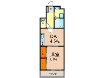 間取図 コスタレイ神戸三宮