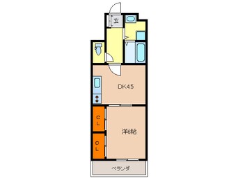 間取図 コスタレイ神戸三宮