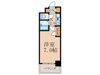 間取図 ﾗﾅｯﾌﾟｽｸｴｱ北梅田ｼﾃｨ(602)