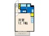 ARPEGGIO三宮 1Rの間取り