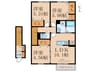 ノーブル萩 3LDKの間取り